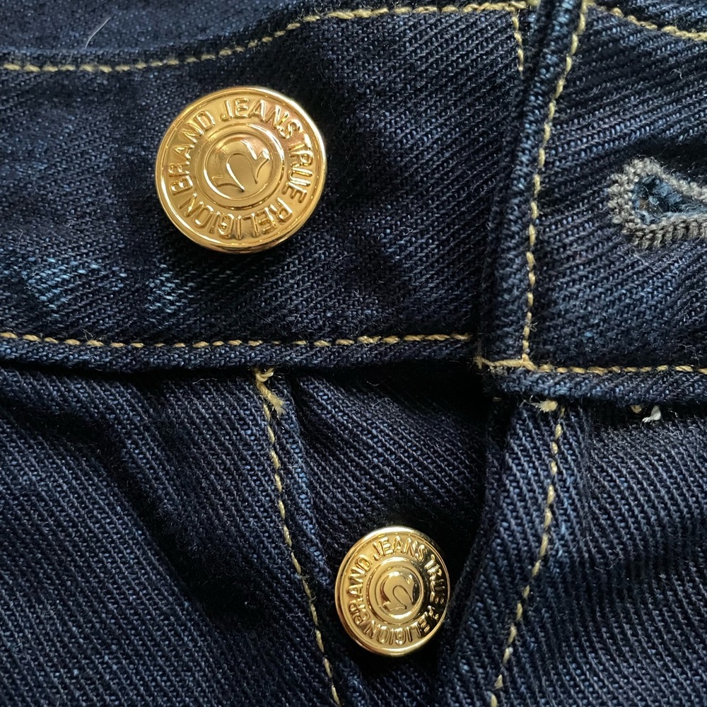 RARE LIMITED EDITION TRUE RELIGION SELVEDGE DENIMS ROCCO SIZE 30 - Picture 3 of 6